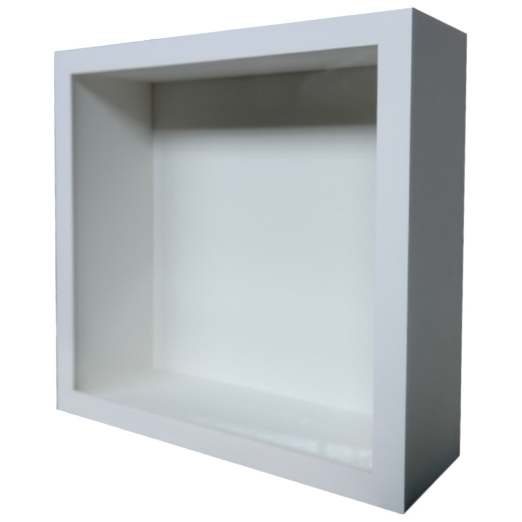 Moldura Decorativa Caixa Alta 30x30cm 9 Cm De Profundidade