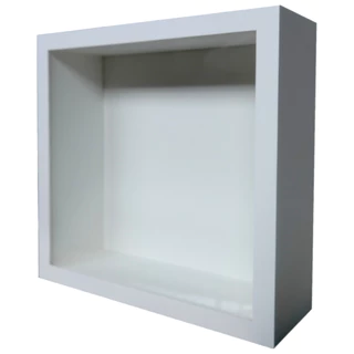 Moldura Decorativa Caixa Alta 30x30cm 9 Cm De Profundidade