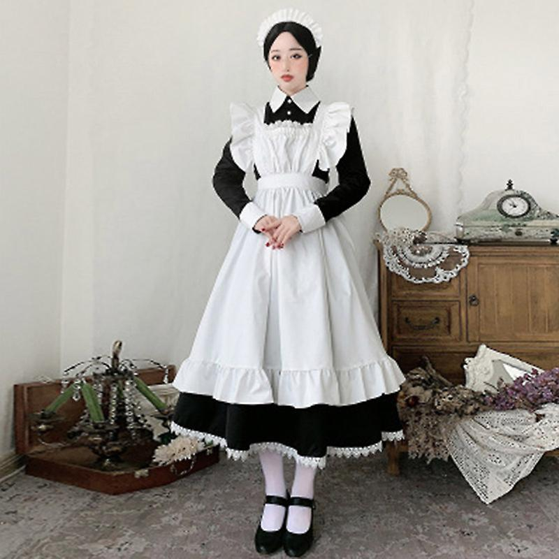 Vestido Maid Cosplay vários modelos Fantasia empregada | Shopee Brasil