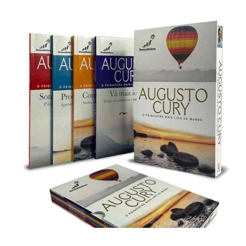 kit 4 Livros Augusto Cury Box / O Psiquiatra Mais Lido Do Mundo ...