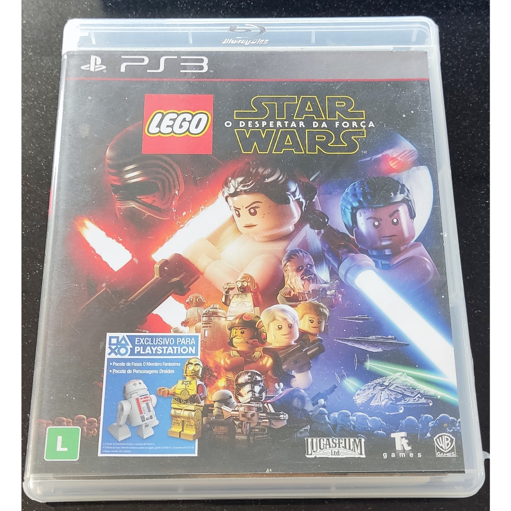 Jogo PS3 Lego Star Wars Original Mídia Física em Excelente Estado