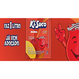 Suco Refresco Em Pó Ki-Suco Sabor Manga Display (Caixa) com 15 unidades ...