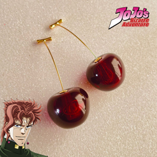 New Anime JoJo's Bizarre Adventure Cosplay Earrings Giorno Giovanna  Cosplay Eardrop Earring Ladybird For Women Men Jewelry - AliExpress