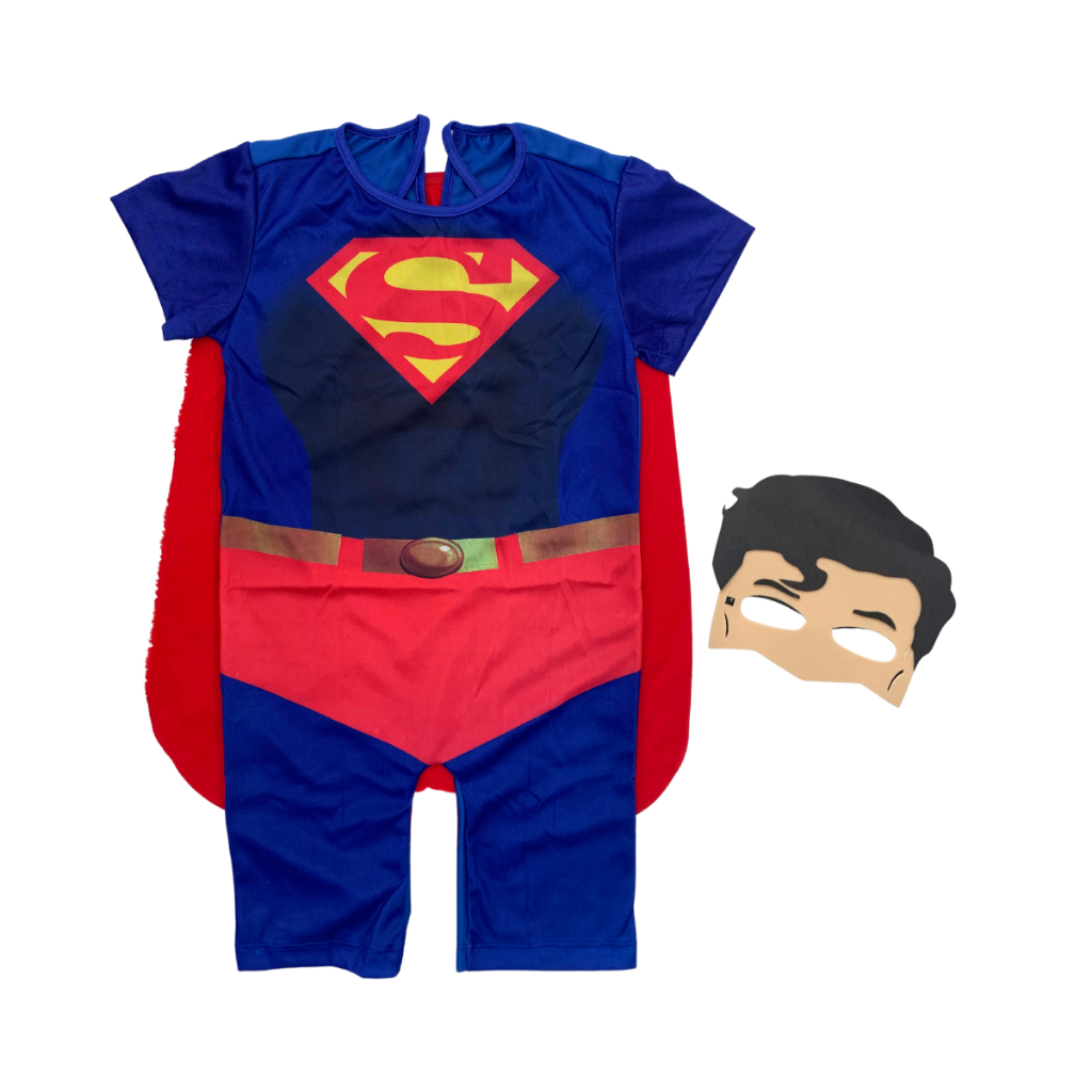 Fantasia Infantil Super Homem Roupa Herói Superman | Shopee Brasil