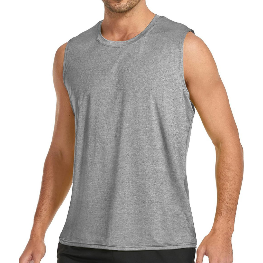 Camiseta Básica Regata Masculina Tank 03 Oversized Longline