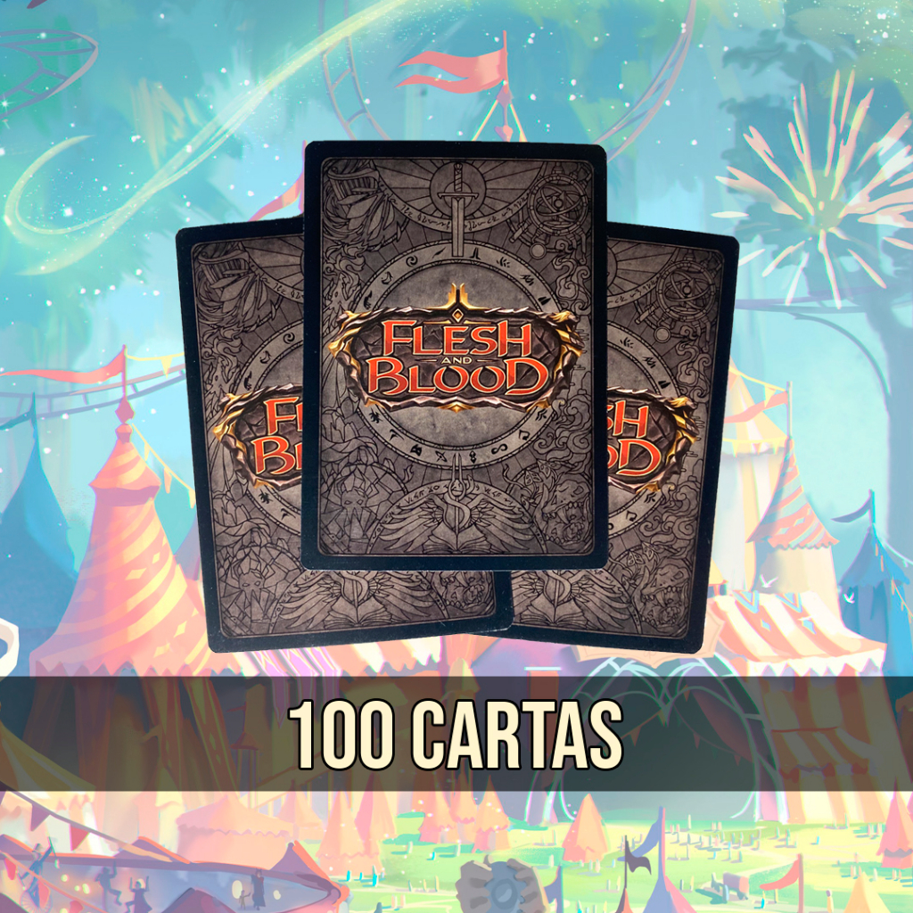 Flesh and Blood FAB Lote de 50 e 100 Cartas Aleatórias Original