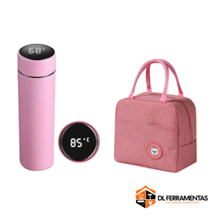 Garrafa Térmica Para Café Clássica Rosa 700ml