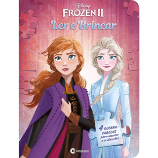 Livro Quebra Cabeça Frozen 2 Disney Cartonado Novo Culturama