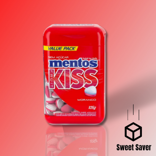 Mentos Kiss Fruit Morango Unidade 105g Shopee Brasil 1454