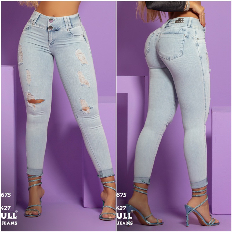 calça jeans feminina pitbull original ref 67427