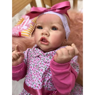 Bebê Reborn Saskia Carequinha Pode Banhar - Bolsa Maternidade