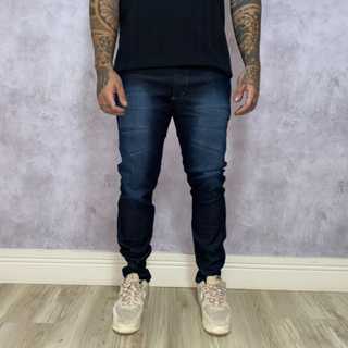 Calça Jeans Masculina Skinny Com Detalhes Linha Premium Top Tendência 2023