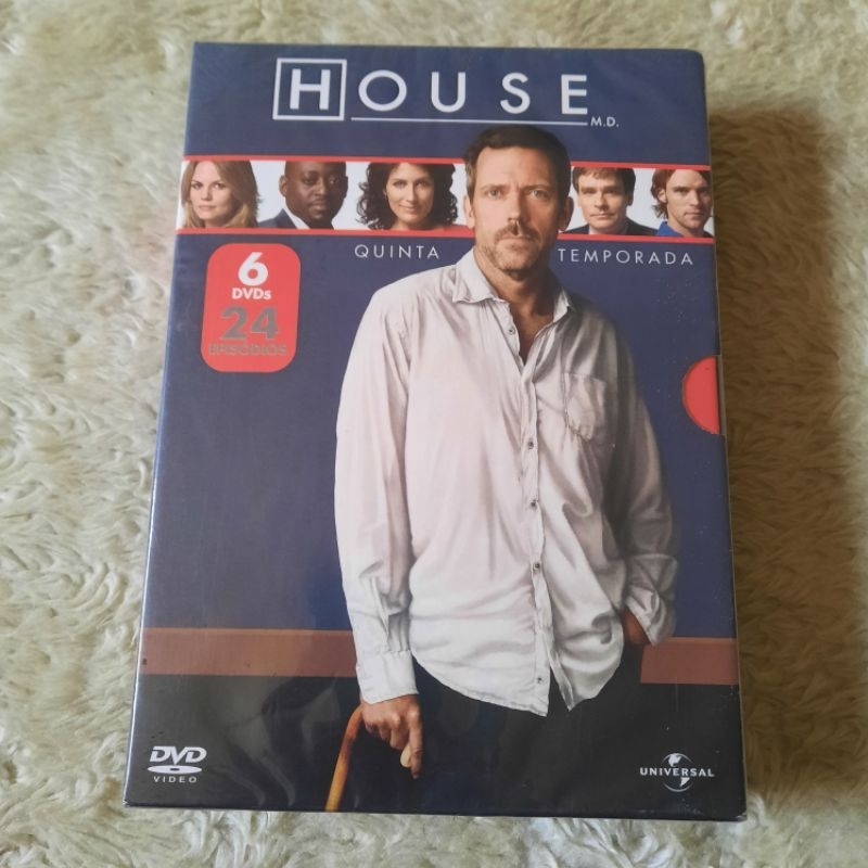 Box Dvd série Dr. House - 1, 2, 3, 4, 5, 6 Temporadas Completas