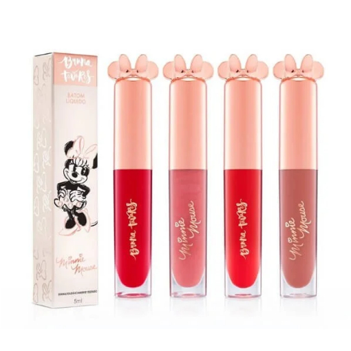 Batom líquido Minnie Mouse - Bruna Tavares BT | Shopee Brasil