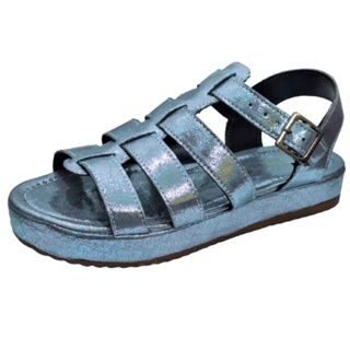 Sandália Feminina Papete Birken Tendência Rasteira Blogueira Flatform Rasteirinha  Ref. 30/22