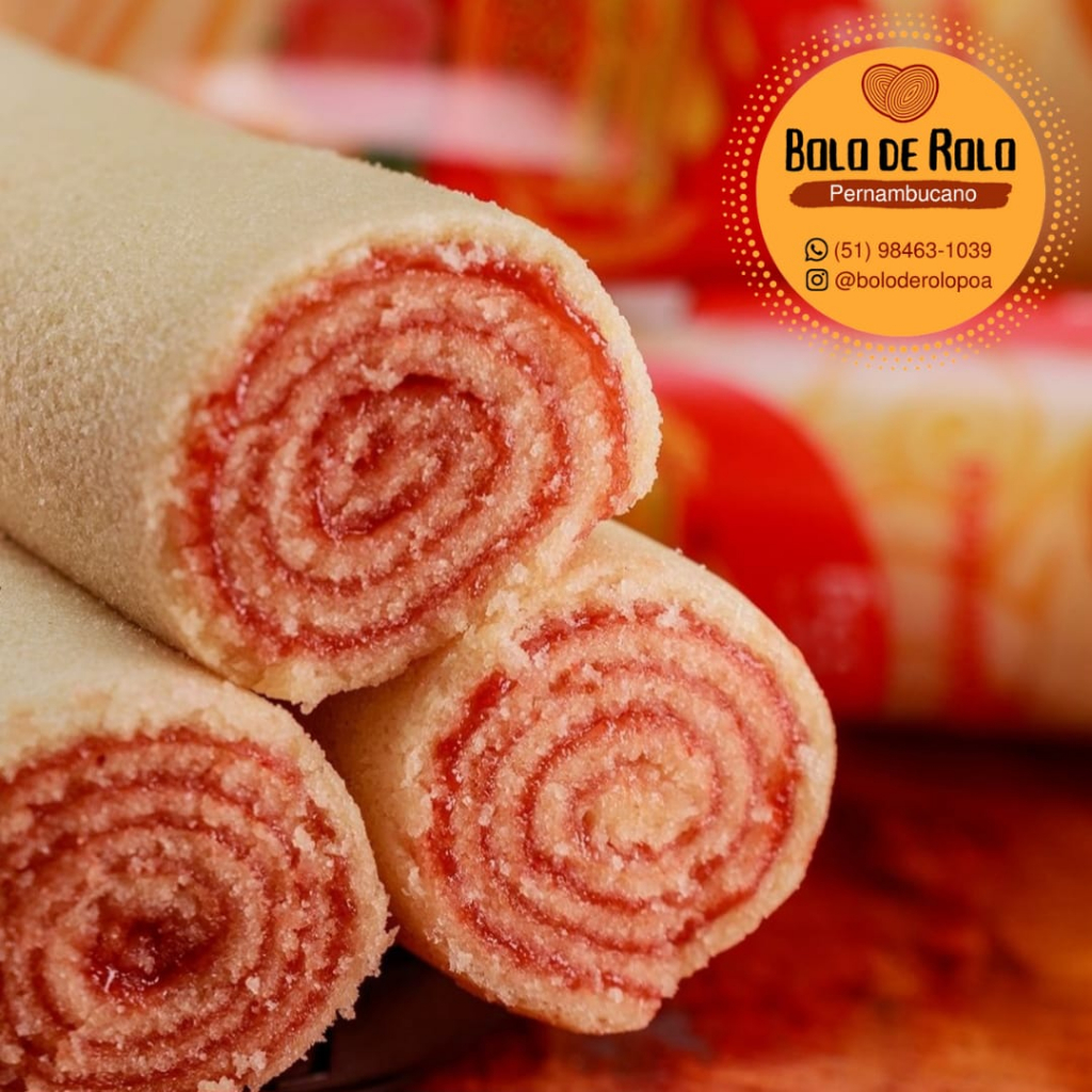 Mini Bolo de Rolo Goiaba - 15 unidades | Shopee Brasil