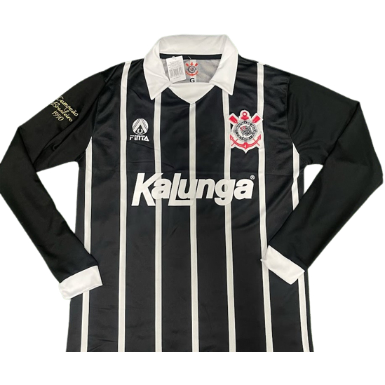 Camisa de Time Retrô Corinthians manga Longa | Shopee Brasil