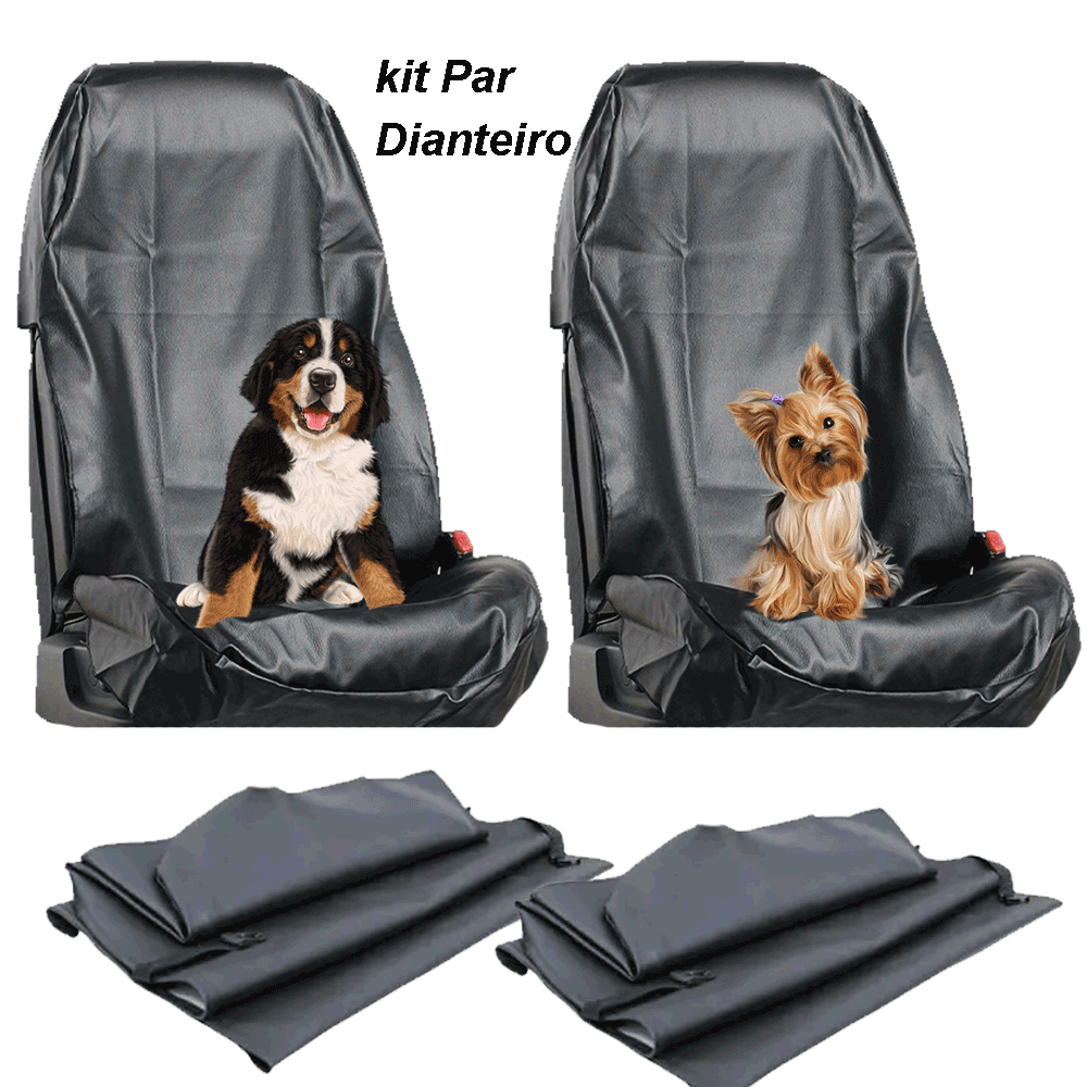 Kit do Par Conjunto Dianteiro de Capas Protetor Carro Banco banco dianteiros Frente Oficina Mecânico Pet Corino impermeável
