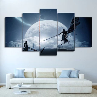 Quadro Final Fantasy 4 Leinwandbilder Decorativo De 5 Peças Para Parede