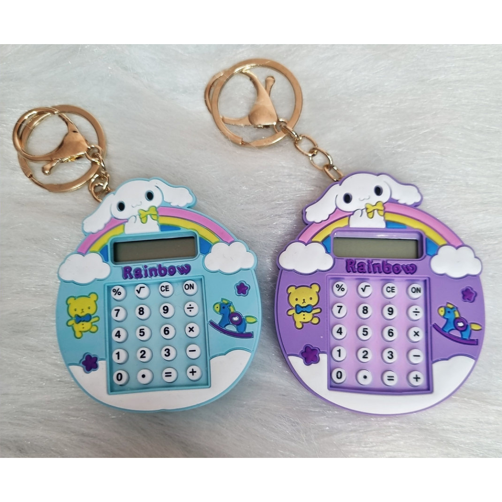 Chaveiro Mini Calculadora + Joguinho Cinnamoroll Sanrio - Choily