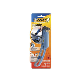 Acendedor de Fogão Bic Handy Recarregavel Multiuso Lareira Forno Churrasqueira