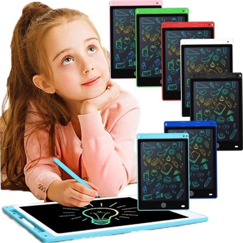 Lousa Mágica Tela Lcd 8.5 /10 /12 Polegadas Infantil De Escrever E Desenhar Tablet