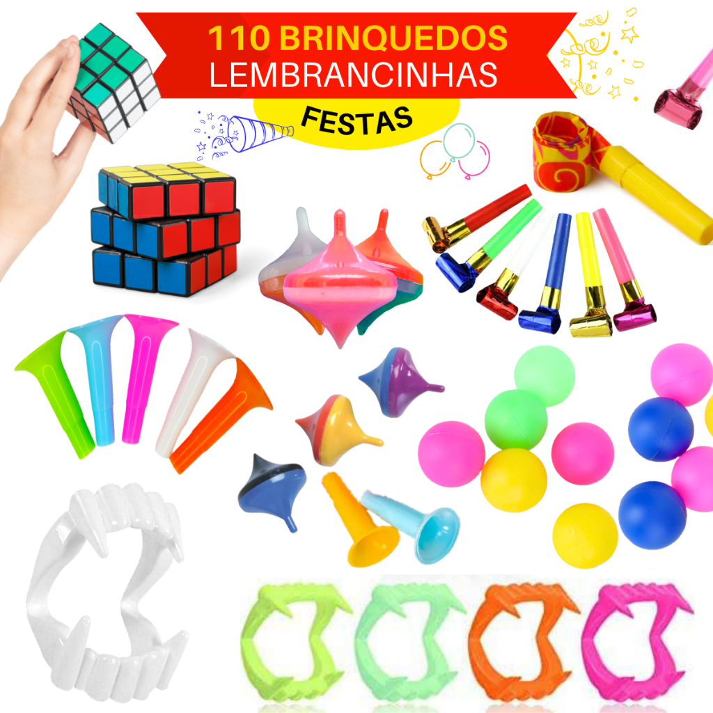 Mini Brinquedos Para Lembrancinhas Festa De Aniversário Kit 110 ...
