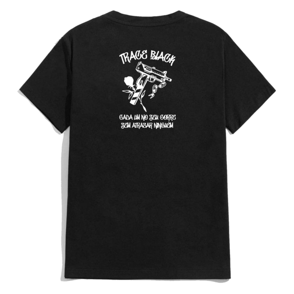 Camisa Streetwear Trace Seu Corre 100% Algodão fio 30.1 penteado envio rápido