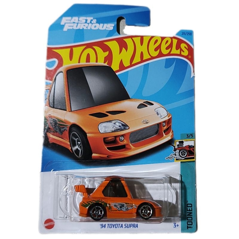 94 Toyota Supra Velozes e Furiosos Tooned 3/5 Hot Wheels 2023 Lote