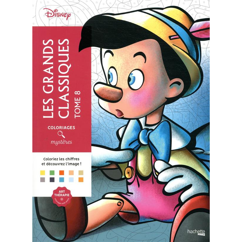 Livro Colorir Disney - LES GRANDS CLASSIQUES - TOME 8