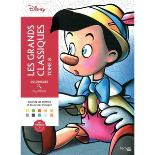Livro Colorir Disney - LES GRANDS CLASSIQUES - TOME 8