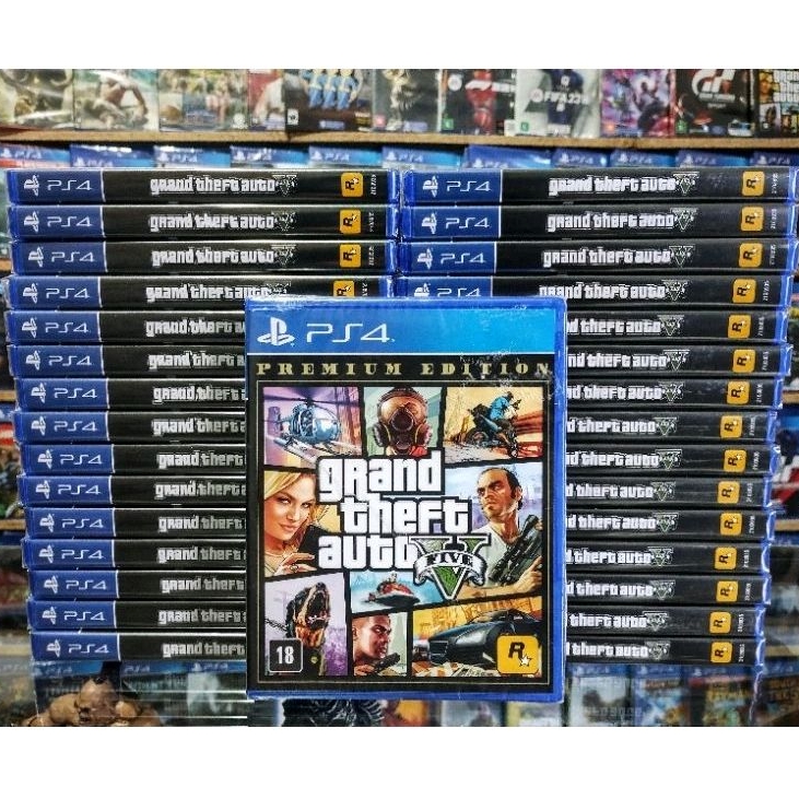 GTA V Premium Edition Mídia Física - GTA 5 Grand Theft Auto(lacrado)