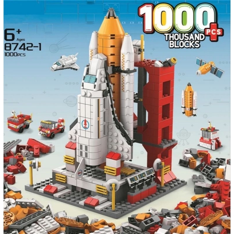 Lego Lançamento de Onibus Espacial Cabo Canaveral 1000 Blocos de Montar