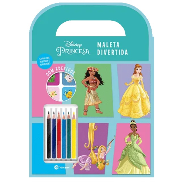 Crayola - Princesas Disney - Livro para colorir e autocolantes, Crayola  atividades