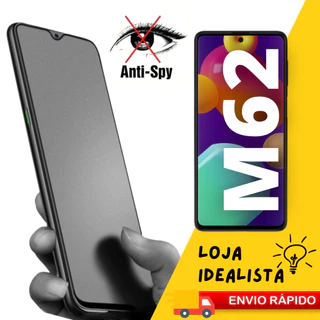 Pelicula Ceramica Fosca Privacidade 9D 3D Samsung M62 Matte Privacy Antispy Envio Rápido
