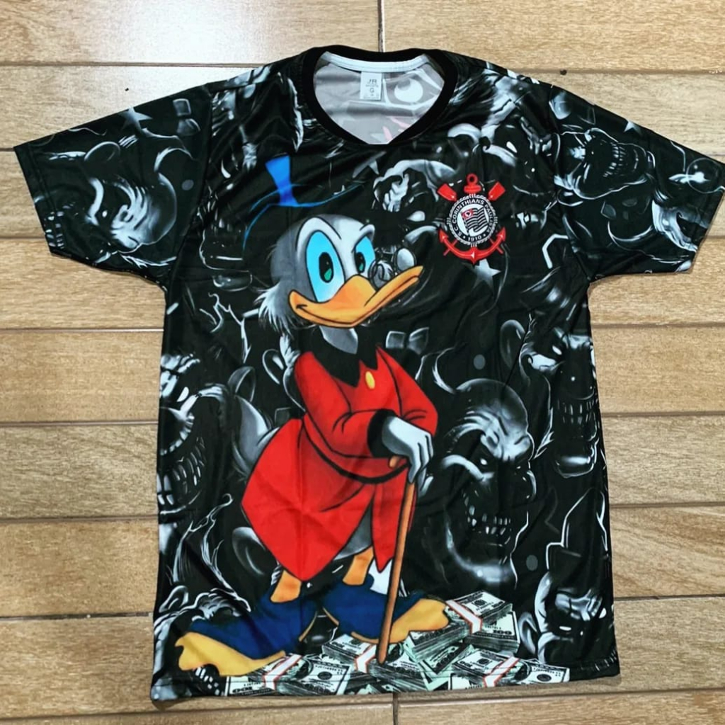 Camisa Corinthians tio patinhas de quebrada irmãos metralha | Shopee Brasil