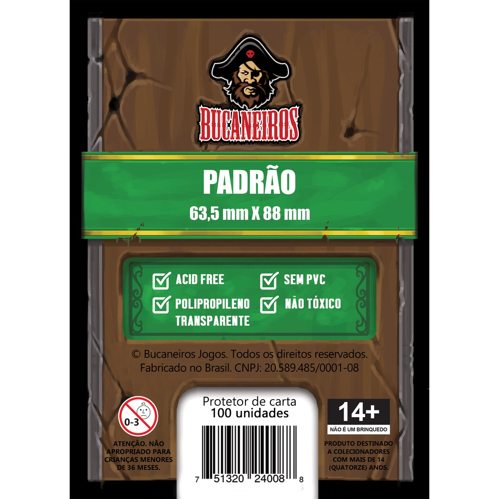 Sleeves / Shields Padrão Bucaneiros Pokemon Magic KPop Central Photocard Figurinha