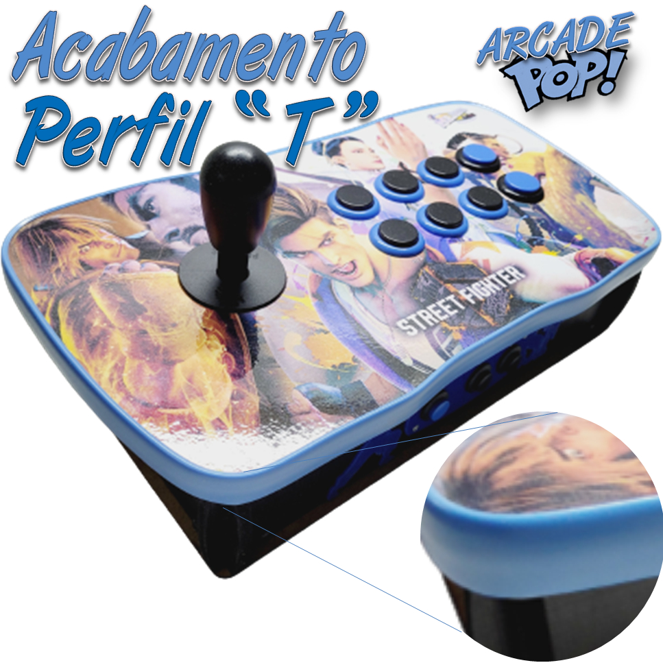 Controle Arcade c/ Fio Fighting Joystik ÍPEGA - PG-9221