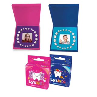 Porta Dente De Leite Album Dental Lysanda - Menina ou Menino  - Lysanda e em Oferta na Shopee