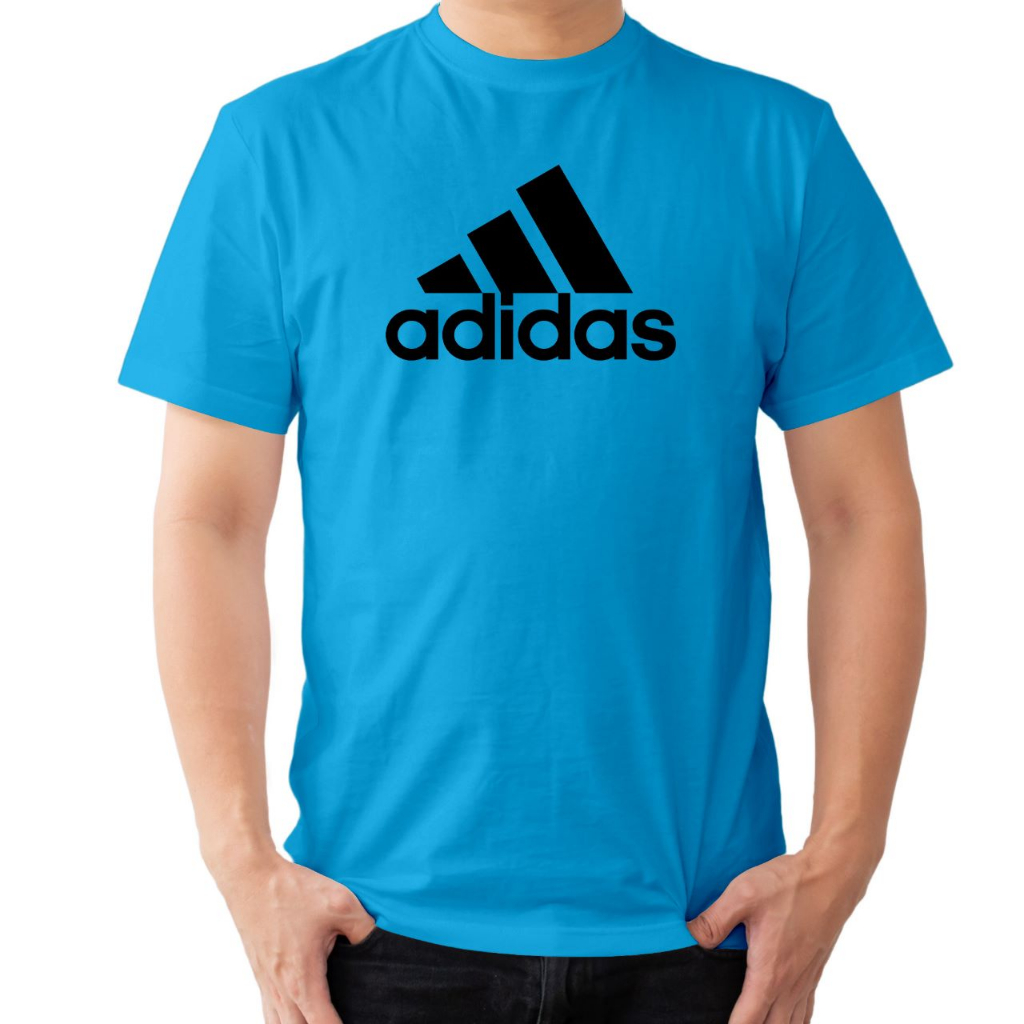 Camiseta Basica Estampada AD Algodao Lisa Masculina Camisa Manga Curta Promoção