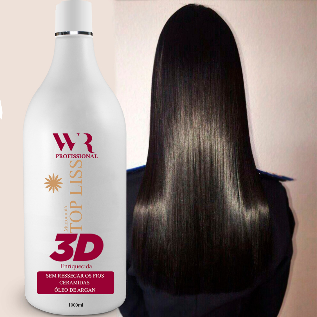 Progressiva Marroquina Top liss - Com Óleo De Argan, Alisa 100% Sem ...