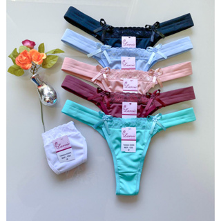 kit 5 Calcinha pala com renda lingerie feminina tanga poliéster REF.: C02