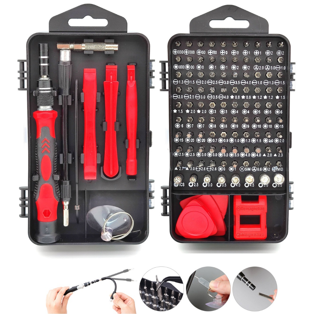 Kit De Ferramentas Para Notebook Celular Manutencao Reparo 115 em 1 ...
