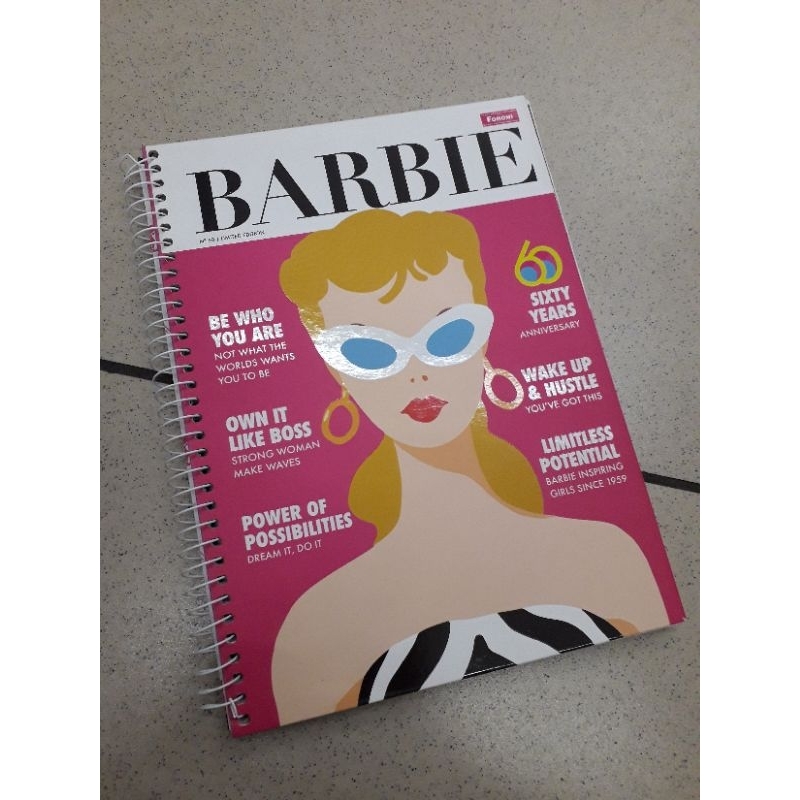 Caderno antigo da Barbie edição de luxo. | Shopee Brasil