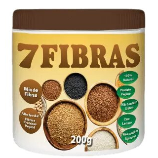 7 FIBRAS - REGULADOR INTESTINAL 100% ORIGEM VEGETAL 200G