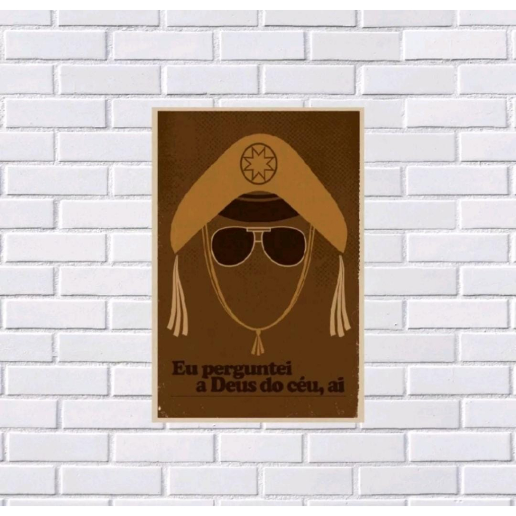 Placa decorativa bandas e musicas eu perguntei a d eus do céu | Shopee ...