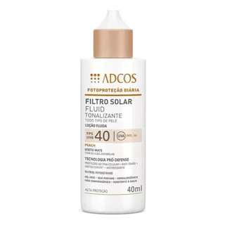 Filtro Solar Fluid Tonalizante Fps40 Adcos 40ml