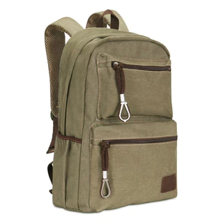 Mochila KVN 2201 Masculina Grande 50 Lona Reforçada Notebook Camping