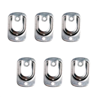 Kit 6 Suporte Para Tubo Churrasqueira Oval Aço Inox 304