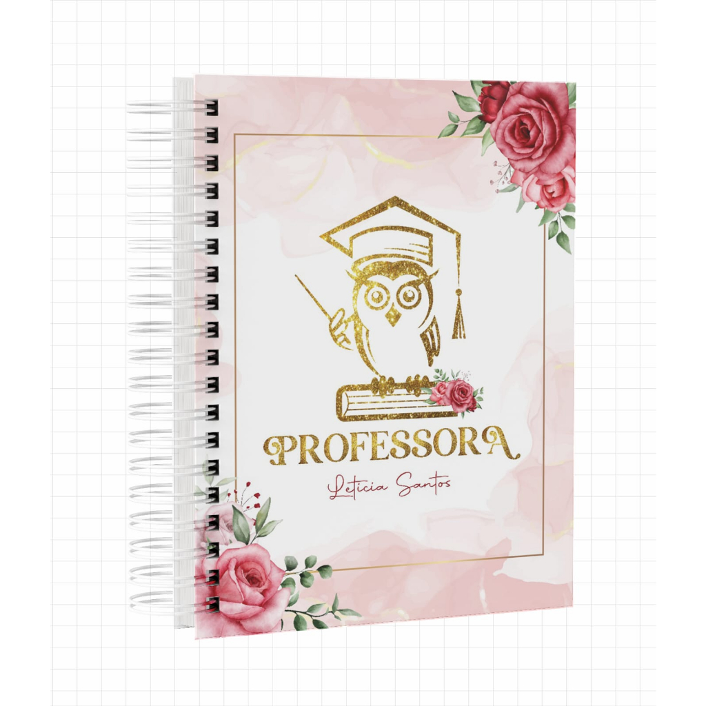 Agenda Professora Personalizada | Shopee Brasil
